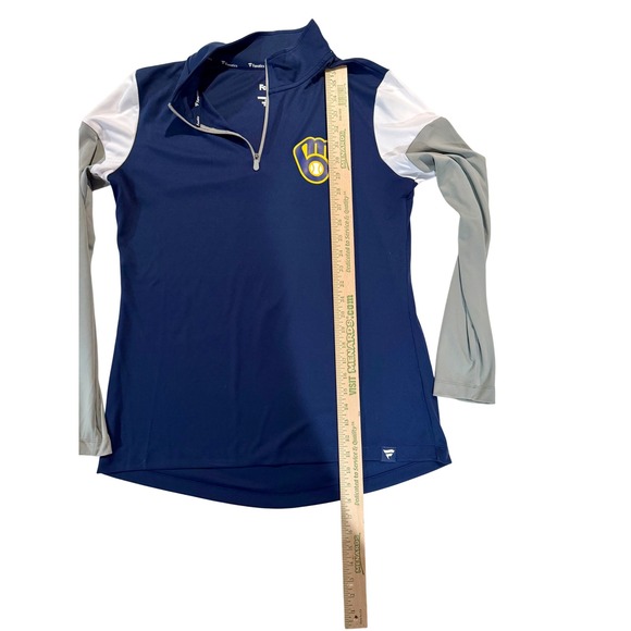 Fanatics Milwaukee Brewers Pullover Womens L Baseball Active Top - Picture 4 of 8